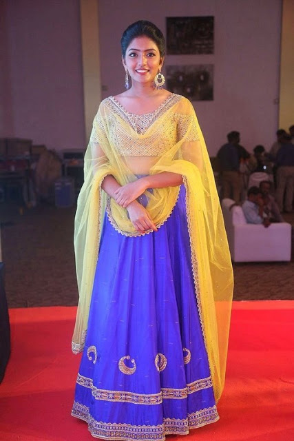 Telugu Actress Eesha Rebba In Yellow Lehenga Voni 10